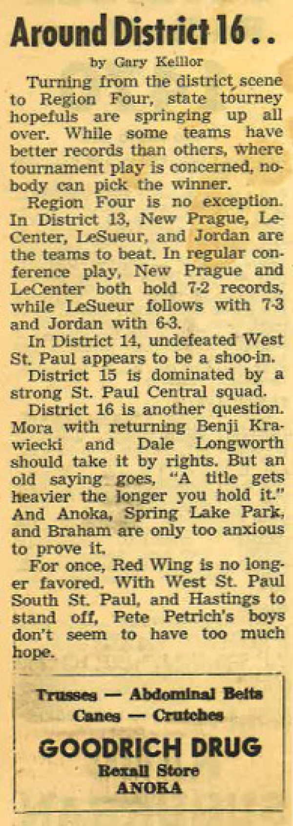 The Anoka Herald: Around District 16…